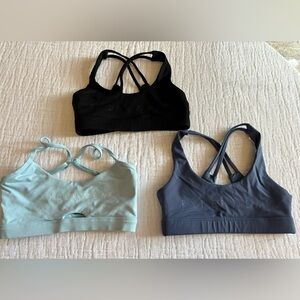 Ryderwear sport bras sold as a ‘Lot’ of 3 All XS Baby blue has convertible back